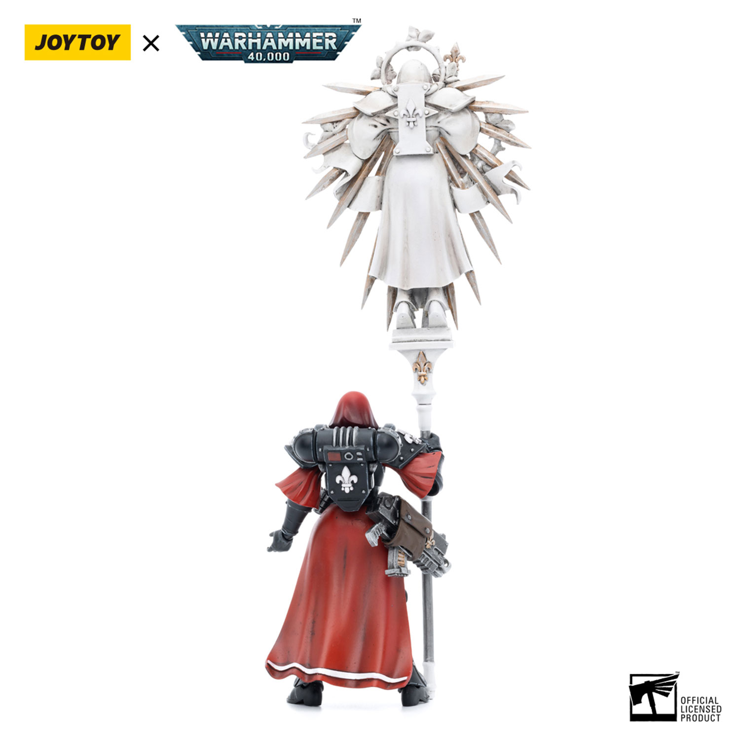 JoyToy Warhammer 40K Adepta Sororitas Battle Sister Action Figure - Sister Saelon, 1/18 Scale