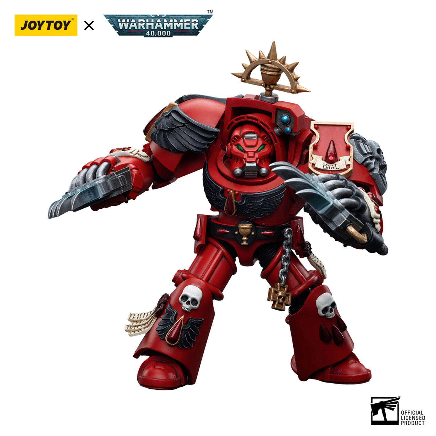JoyToy Space Marines - Blood Angels - Assault Terminators Brother Tyborel 1/18