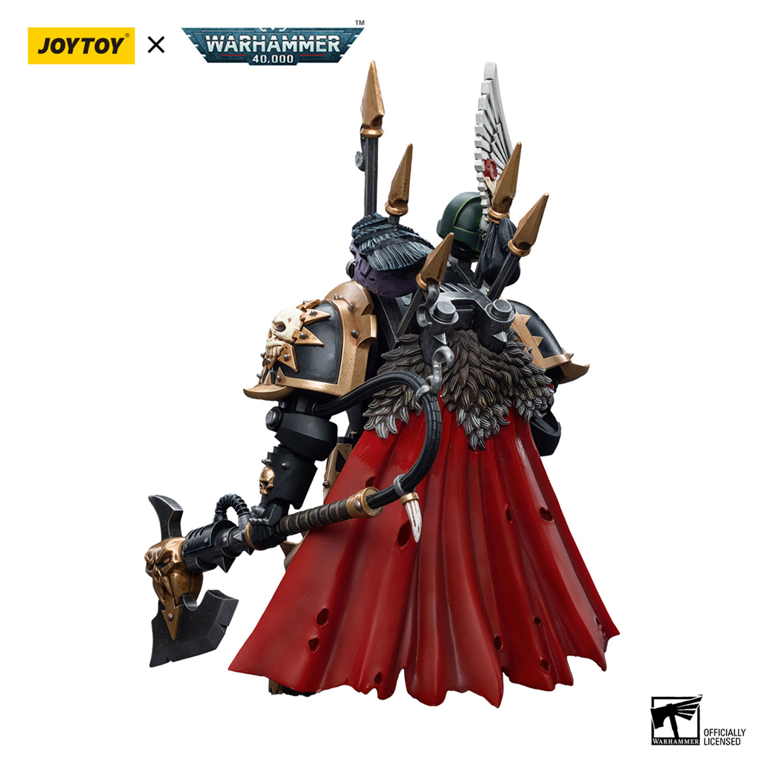 JOYTOY Warhammer 40k 1/18 - Action Figure Chaos Space Marines Black Legion Scelto, Set Da Collezione 5 Pezzi 12,6 Cm - 3