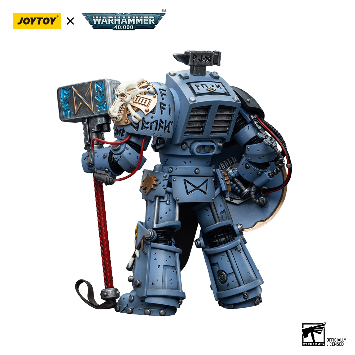 JOYTOY Warhammer 1/18 Space Wolves Arjac Rockfist - In Demand Toys