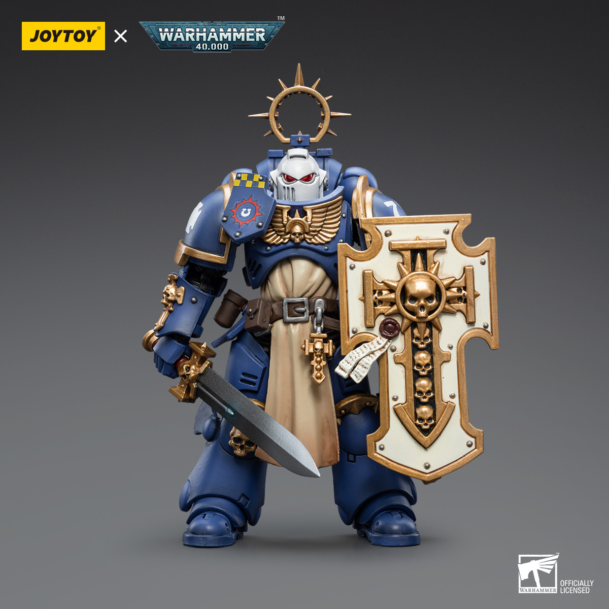 JoyToy Warhammer 40K Ultramarines Bladeguard Veteran 03