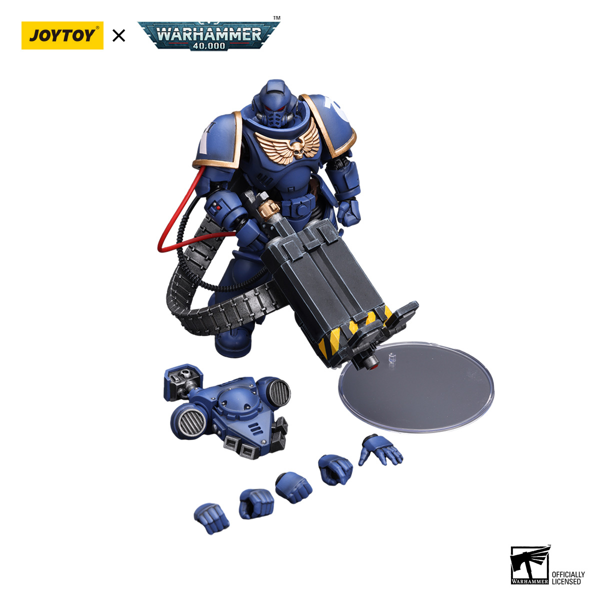 JoyToy Space Marines Ultramarines Desolation Sergeant Vengor Launcher JT8803