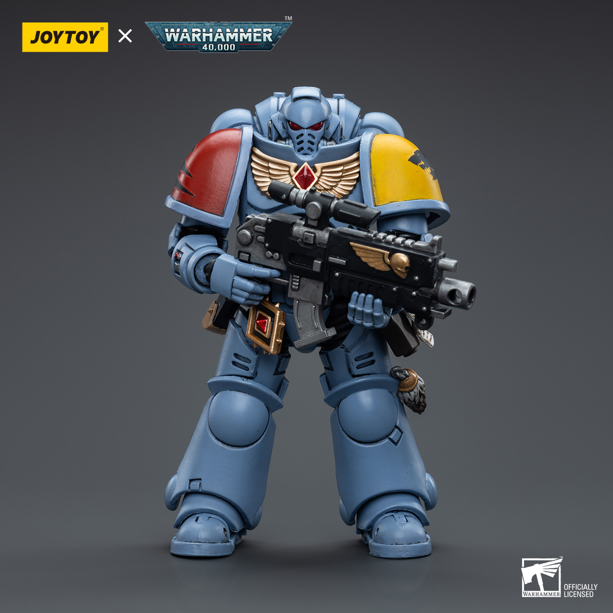 JOYTOY Warhammer 40k Space Marine II Space Wolves Heavy Intercessor, Game Edition Space Wolves Heavy Intercessor with Heavy Bolt Rifle and Bolt Pistol, I am currently staying in Shenzhen, China, so I