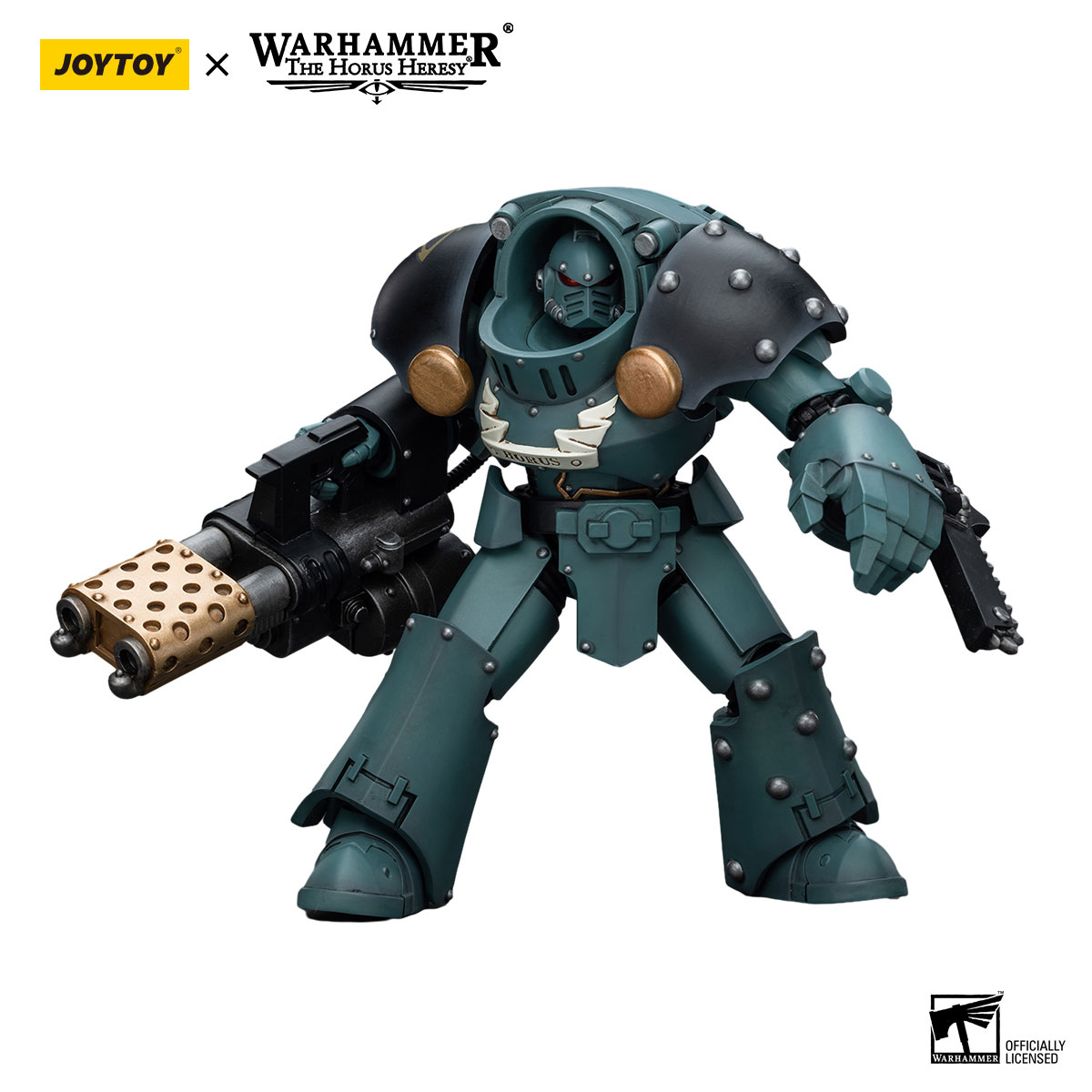 JoyToy - Sons Of Horus - Tartaros Terminator Squad Sergeant With Volkite Charger And Power Sword 118 6973130377165