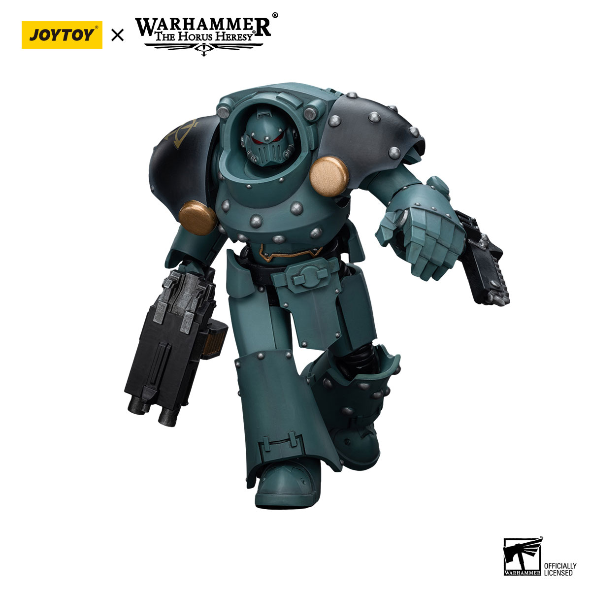 Action Figure JoyToy 30K Sons Of Horus Tartaros Terminator Sergente - 1:18, 14 Cm