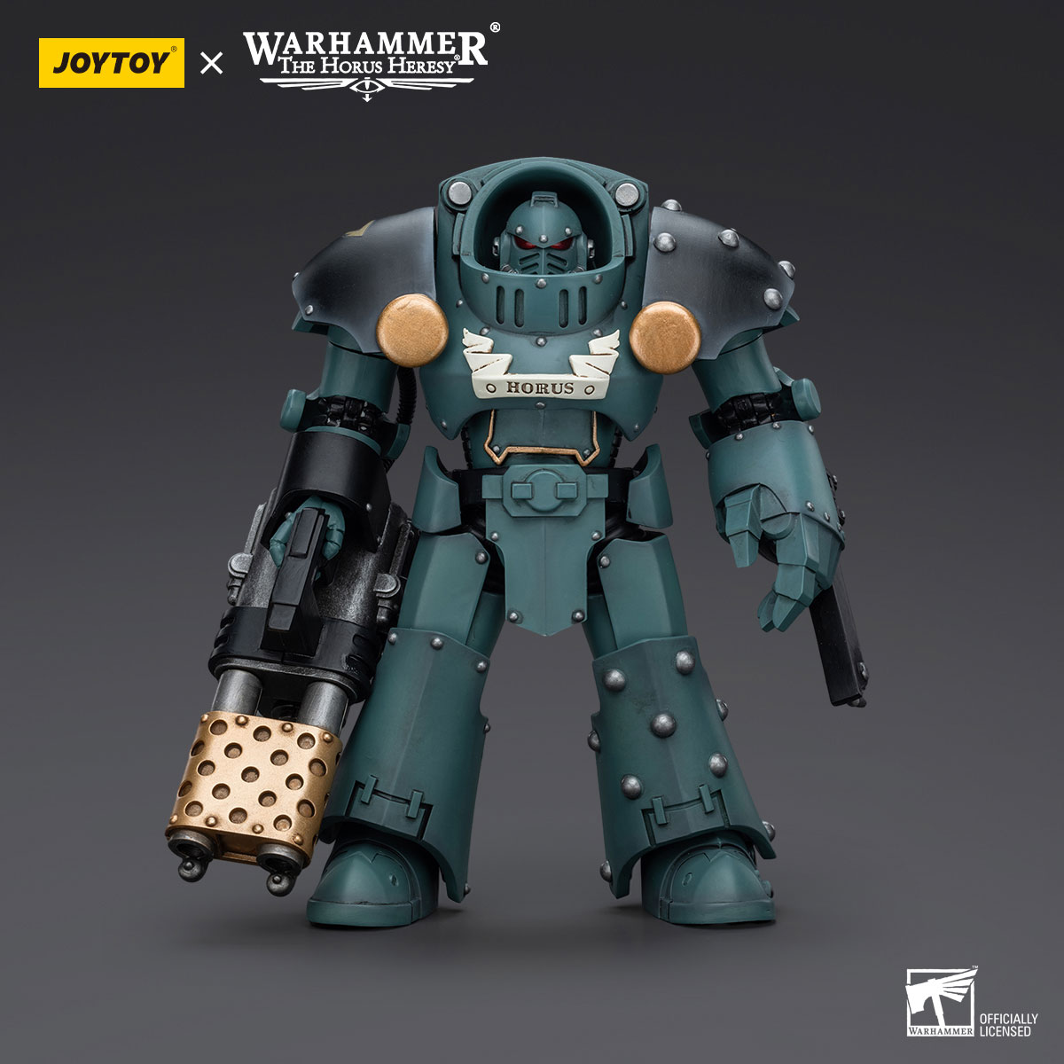 JoyToy 30K Action Figure Sons Of Horus Tartaros Terminator Sergeant – 1:18, 14 Cm, Armi Incluse - 2