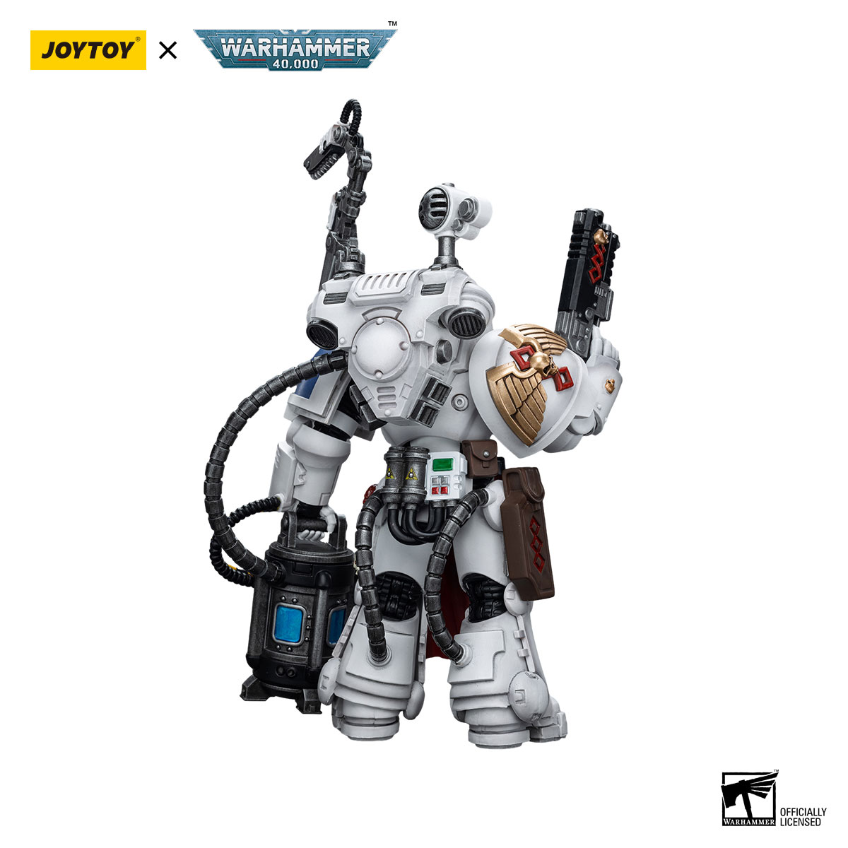 JoyToy Warhammer 40k Ultramarines Apothecary Biologis Action Figure - 1:18 Scale Mecha Model Collection