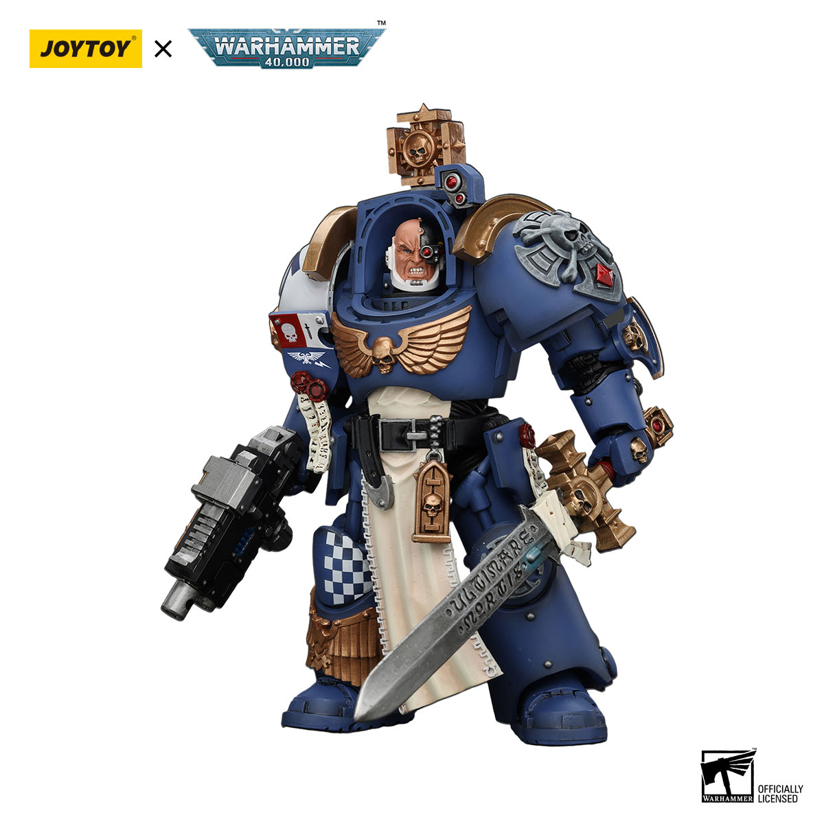 Warhammer 40k Action Figure 1/18 Ultramarines Terminator Captain 12 cm