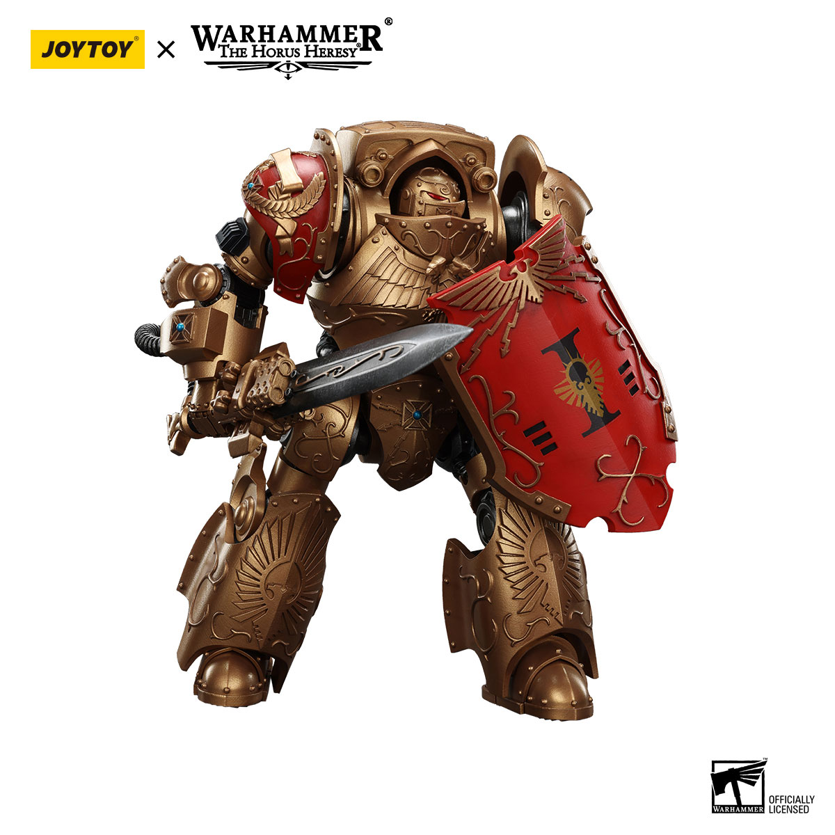JoyToy Warhammer 40K Legio Custodes Contemptor Galatus Dreadnought - Action figure in scala 1:18