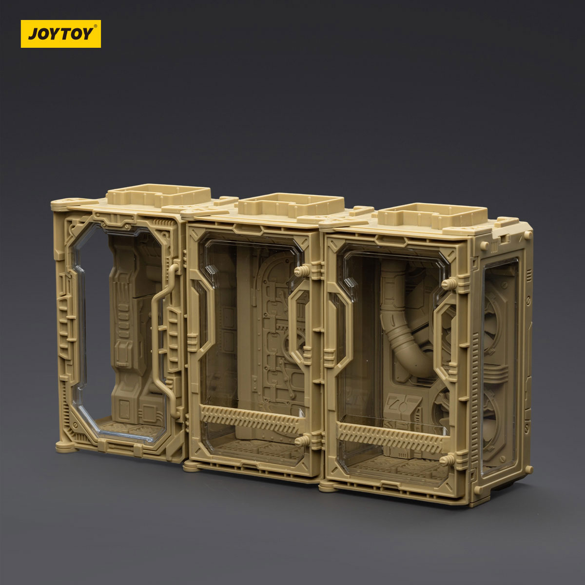 JOYTOY Dark Source Individual Soldier Hangar Display Case - Ash Yellow
