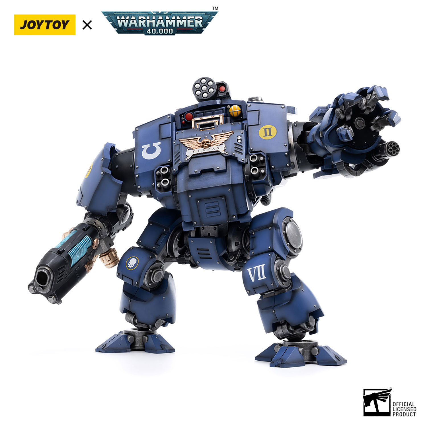 JOYTOY Warhammer 40k – Action Figure Ultramarines Redemptor Dreadnought Brother Tyleas Scala 1/18