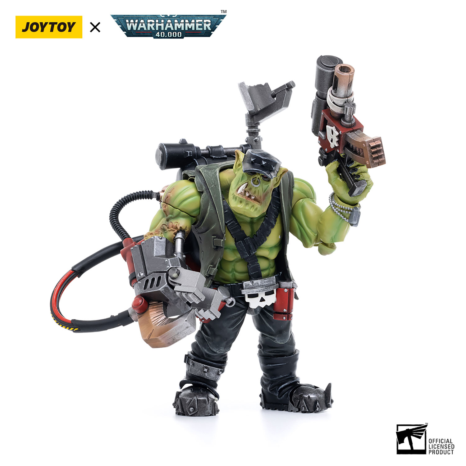 Joytoy Warhammer 40,000 Action Figure Ork Kommandos Nob Nazbog 1/18 Scala 15+ - 4