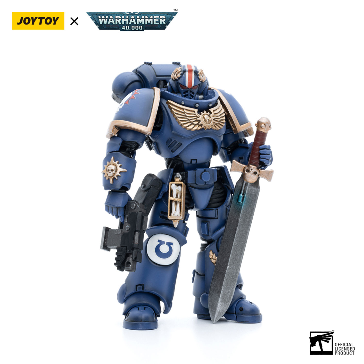 JOYTOY WARHAMMER Ultramarines Primaris Lieutenant Argaranthe