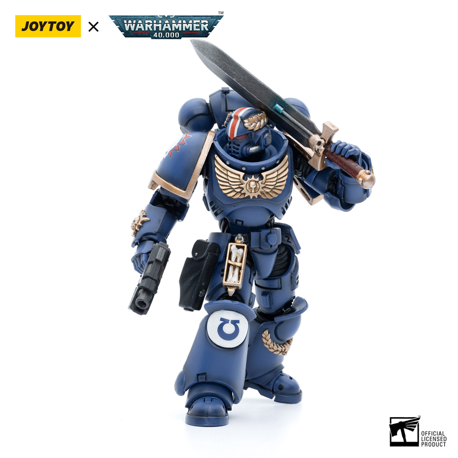 JOYTOY WARHAMMER Ultramarines Primaris Lieutenant Argaranthe