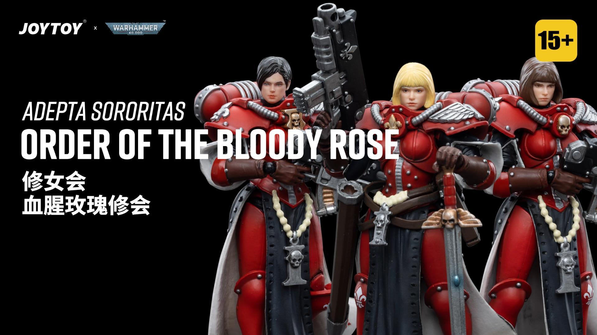 Warhammer 40K Adepta Sororitas Battle Sisters Order of The Bloody Rose Sister Lonell 1/18 Scale Figure