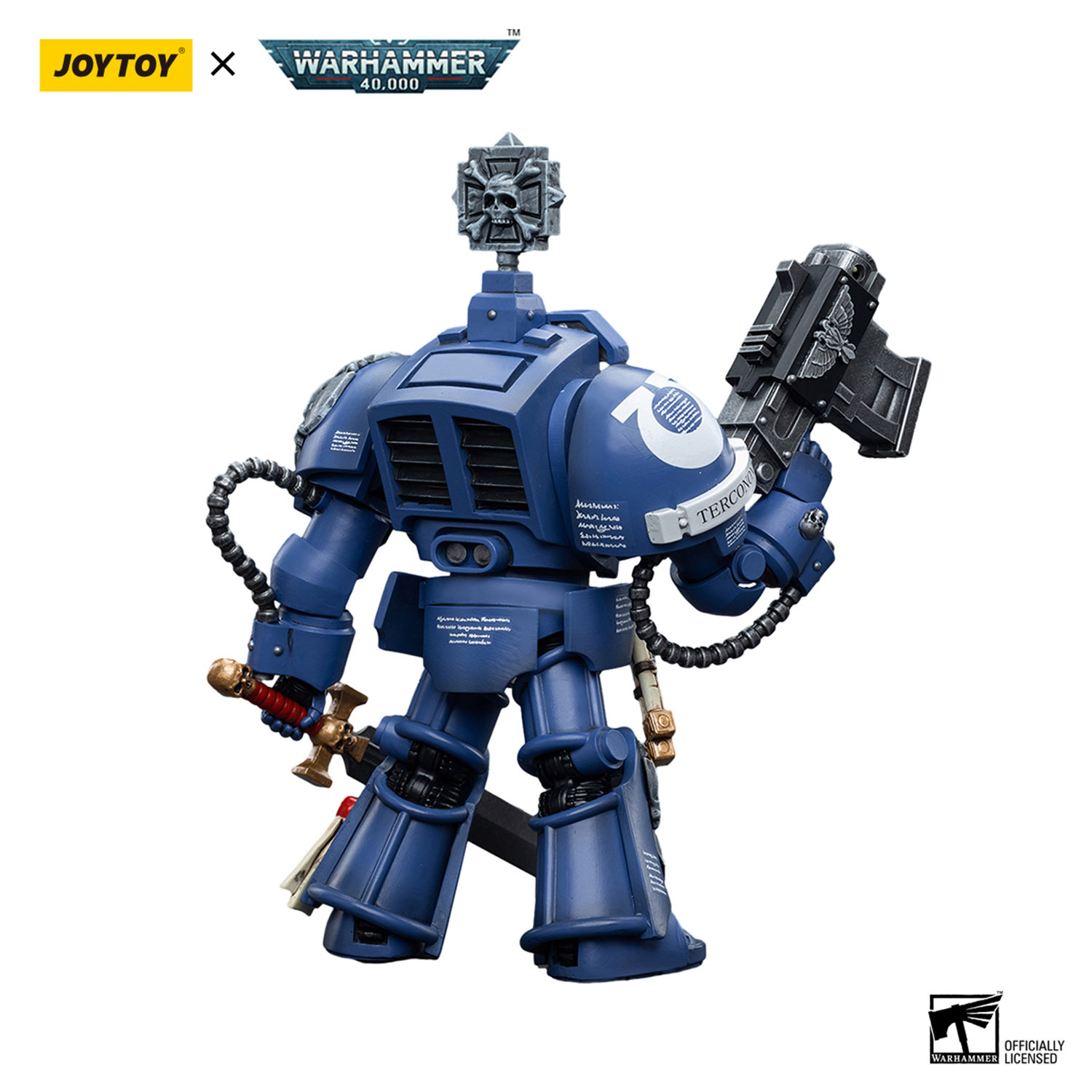 Joytoy Warhammer 40k Ultramarines Terminators Sergeant Terconon