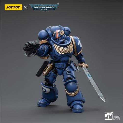 JOYTOY WARHAMMER Ultramarines Primaris Lieutenant Argaranthe