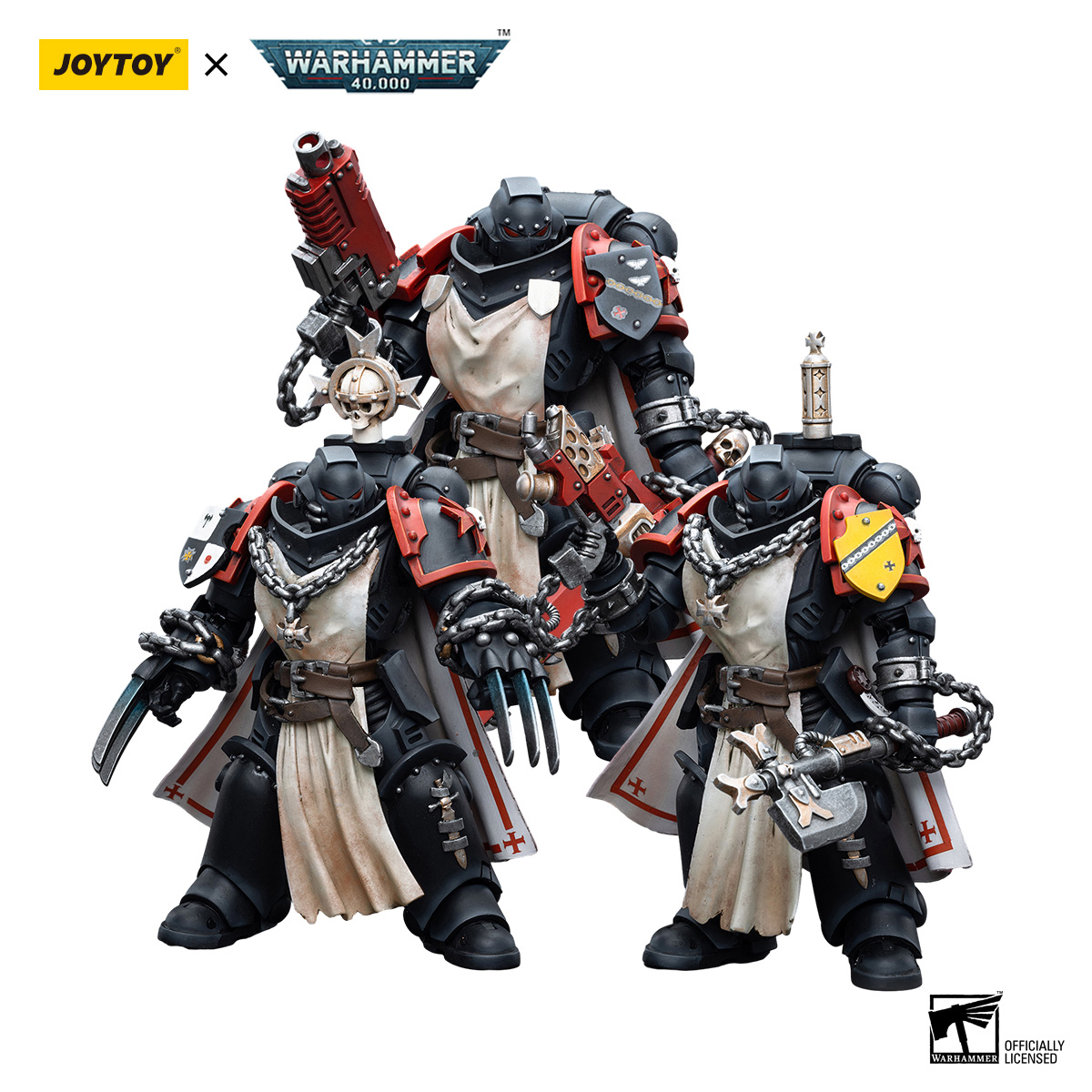 JOYTOY Warhammer 40K 1/18 Action Figures Nero Templare Raemont Dragen Rolantus Anime Figure Collezione di giocattoli  26