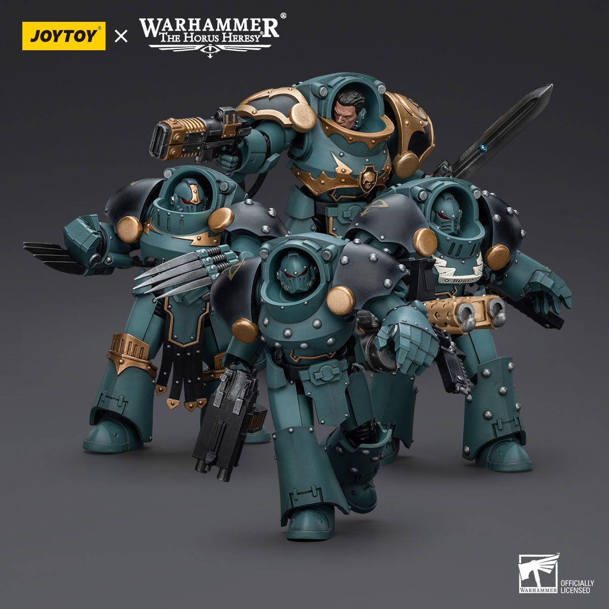 JoyToy – Sons Of Horus – Tartaros Terminator Squad Terminator With Heavy Flamer – Figurine Neuve