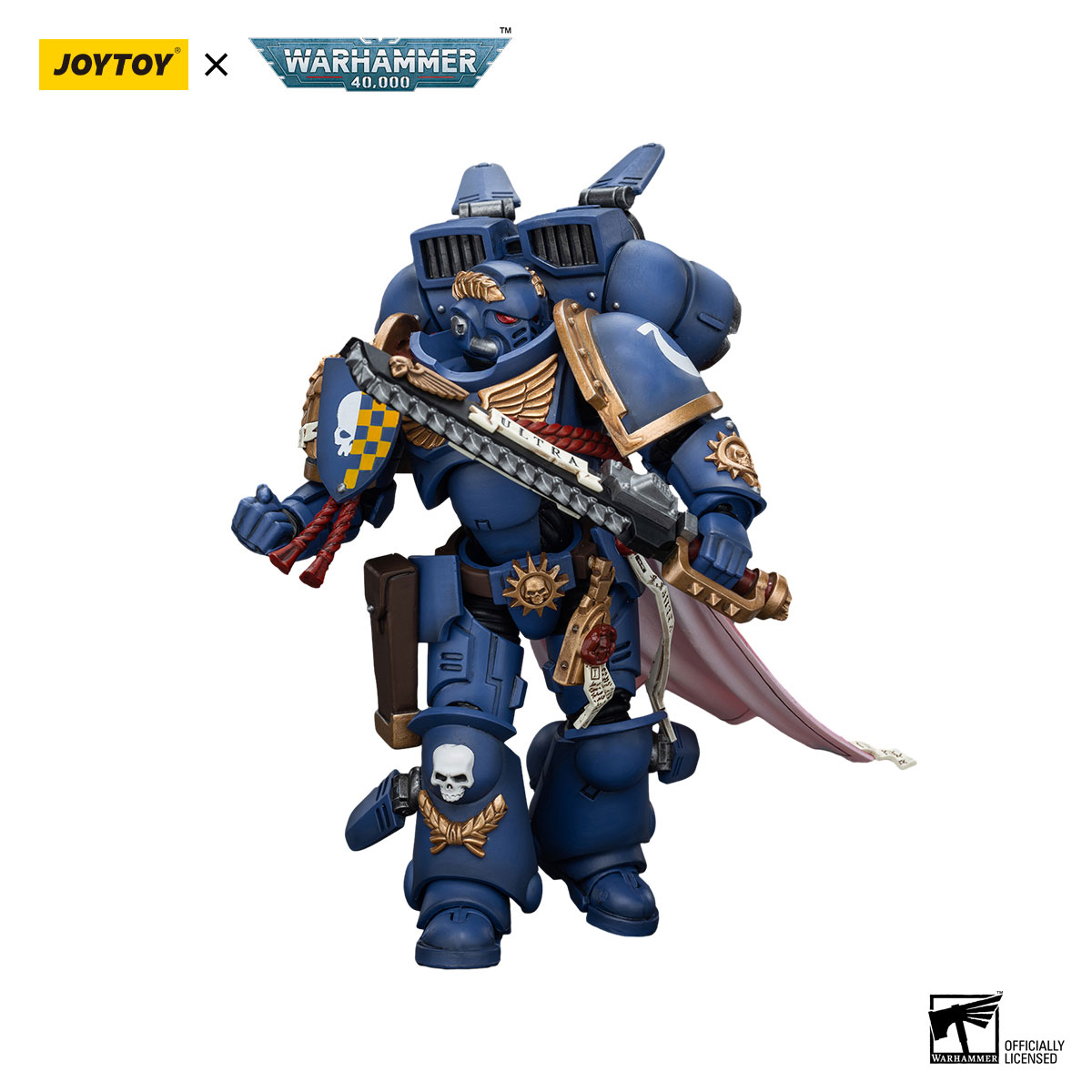 WARHAMMER 40K Ultramarines Captain with Jump Pack Action Figure