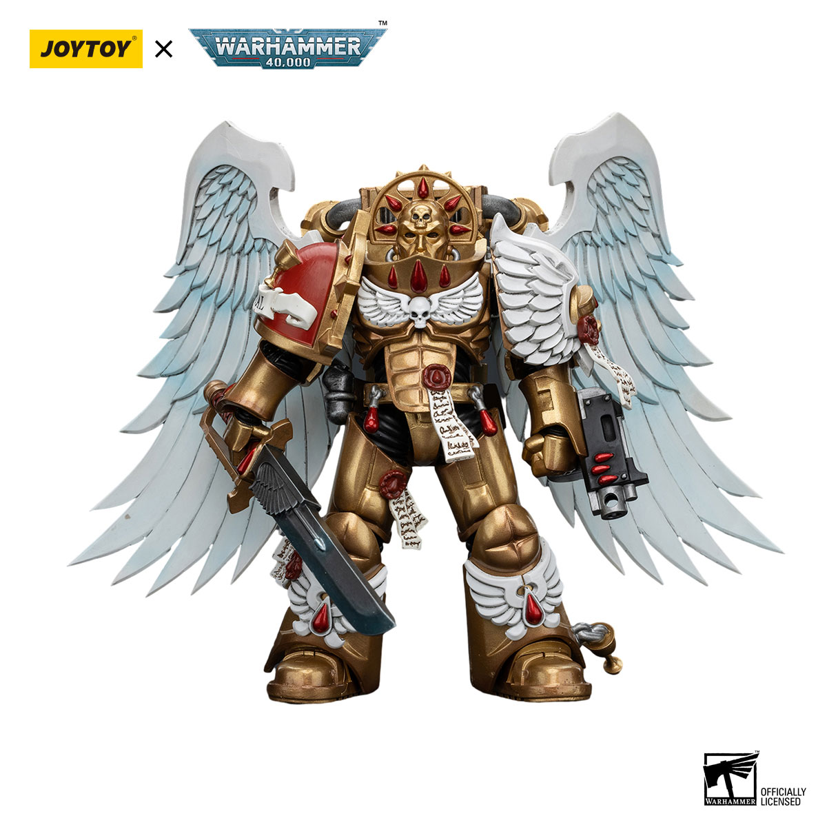 Figurine JoyToy Space Marines - Sanguinary Guard Blood Angels (JT6250) - NEUVE