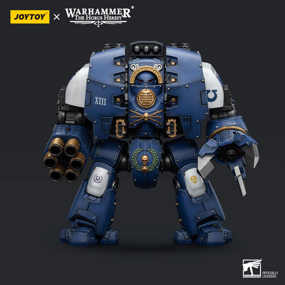 Ultramarines Leviathan Dreadnought with Cyclonic Melta Lance and Siege Claw