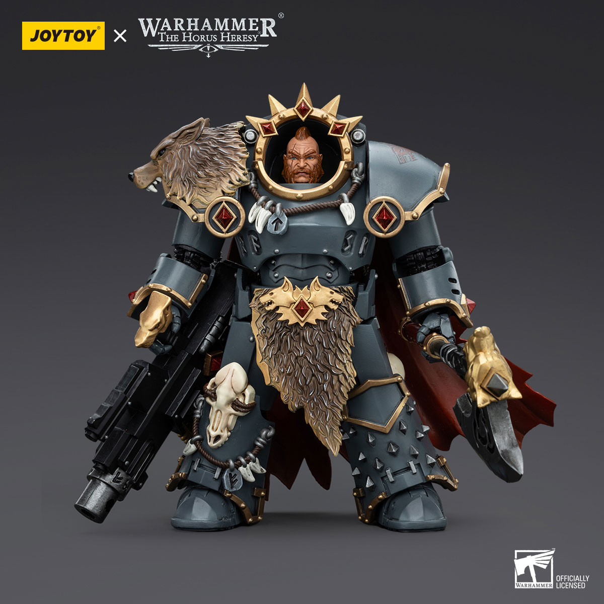 wz♡ JOYTOY Warhammer The Horus Heresy Space Wolves Hvarl Red-Blade