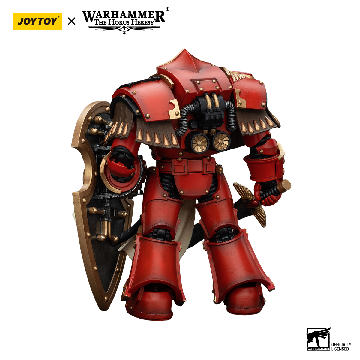 JoyToy Warhammer 40K Blood Angels – Crimson Paladins Squad (Figura 1) – Action Figure 1:18, 13 Cm