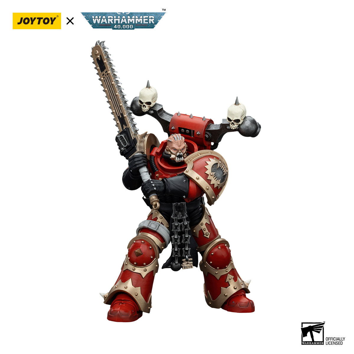 Sony Angels Muñecos JOYTOY Warhammer 40k World Eaters, World Eaters Khorne Berzerker 2 1/18 Figura De Acción, Dedicada A Ti A Los Que Les Encanta Coleccionar Sonny Angels Muñecos