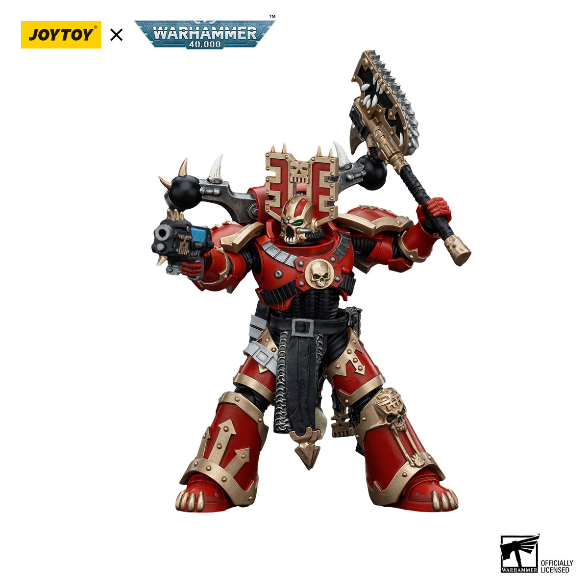 IN STOCK]JOYTOY 1/18 Warhammer 40000 Action Figure World Eaters Khorne