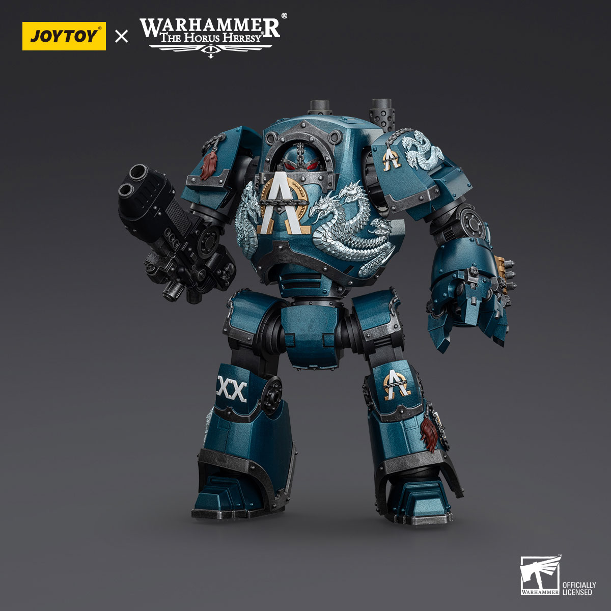Alpha Legion Contemptor Dreadnought with Gravis Plasma Cannon