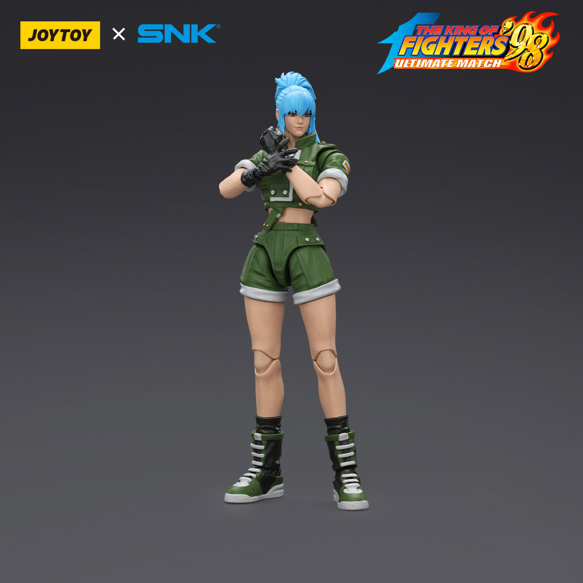 JOYTOY SNK KOF'98UM Ikari Warriors Team Leona Heidern Action Figure