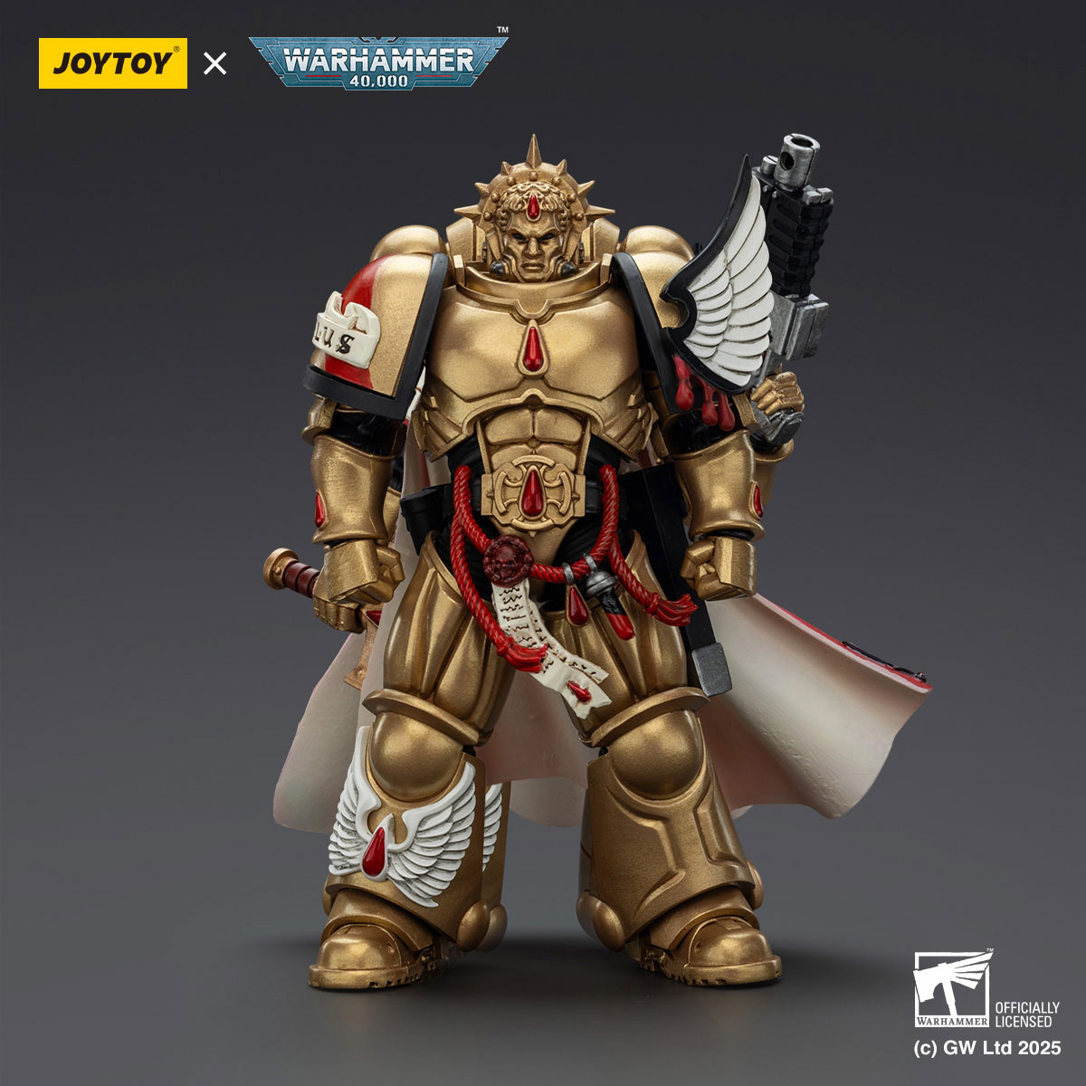 Blood Angels Captain with Heavy Bolt Pistol & Power Sword